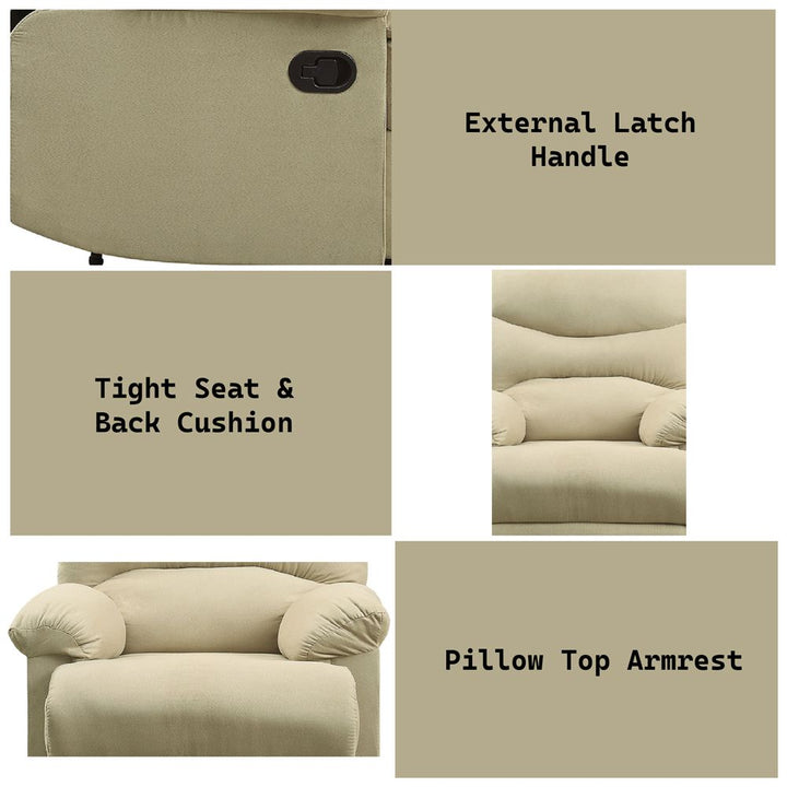 Arcadia Motion Recliner – features callout