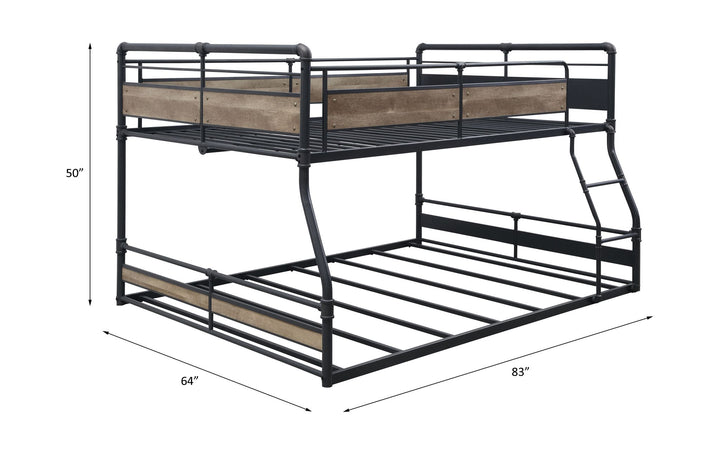 Cordelia Full/Queen Bunk Bed – line drawing