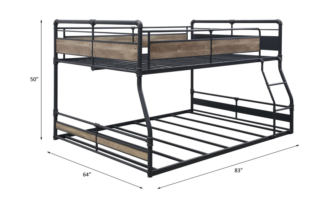 Cordelia Full/Queen Bunk Bed – line drawing