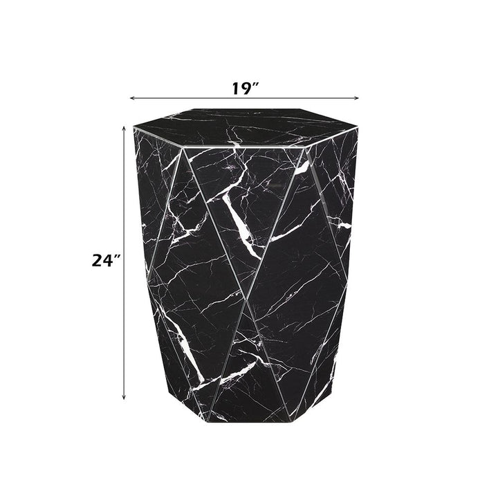 Dara End Table – dimensions diagram
