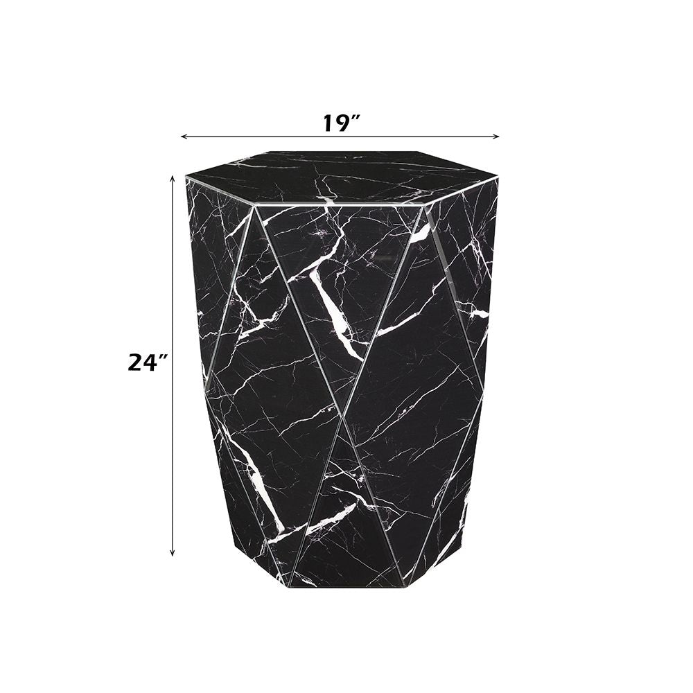 Dara End Table – dimensions diagram
