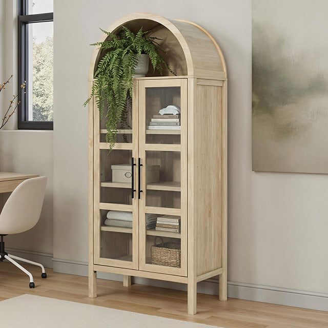 Gateshead Arched Cabinet, Natural - view 4
