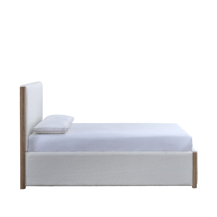 Anika 6/0 WK Upholstered Headboard-White
