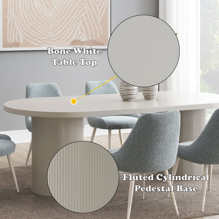 Laela Dining Table – features callout