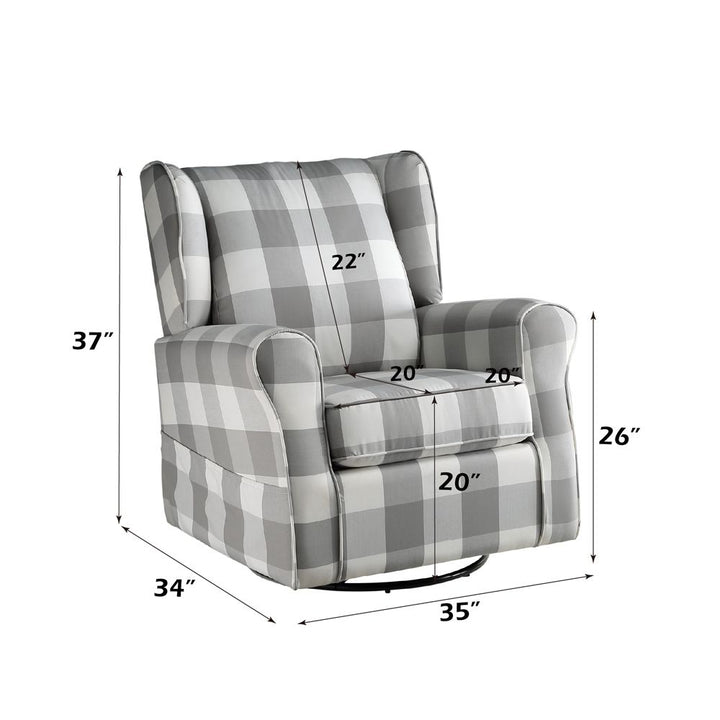 Patli Swivel Chair with Glider