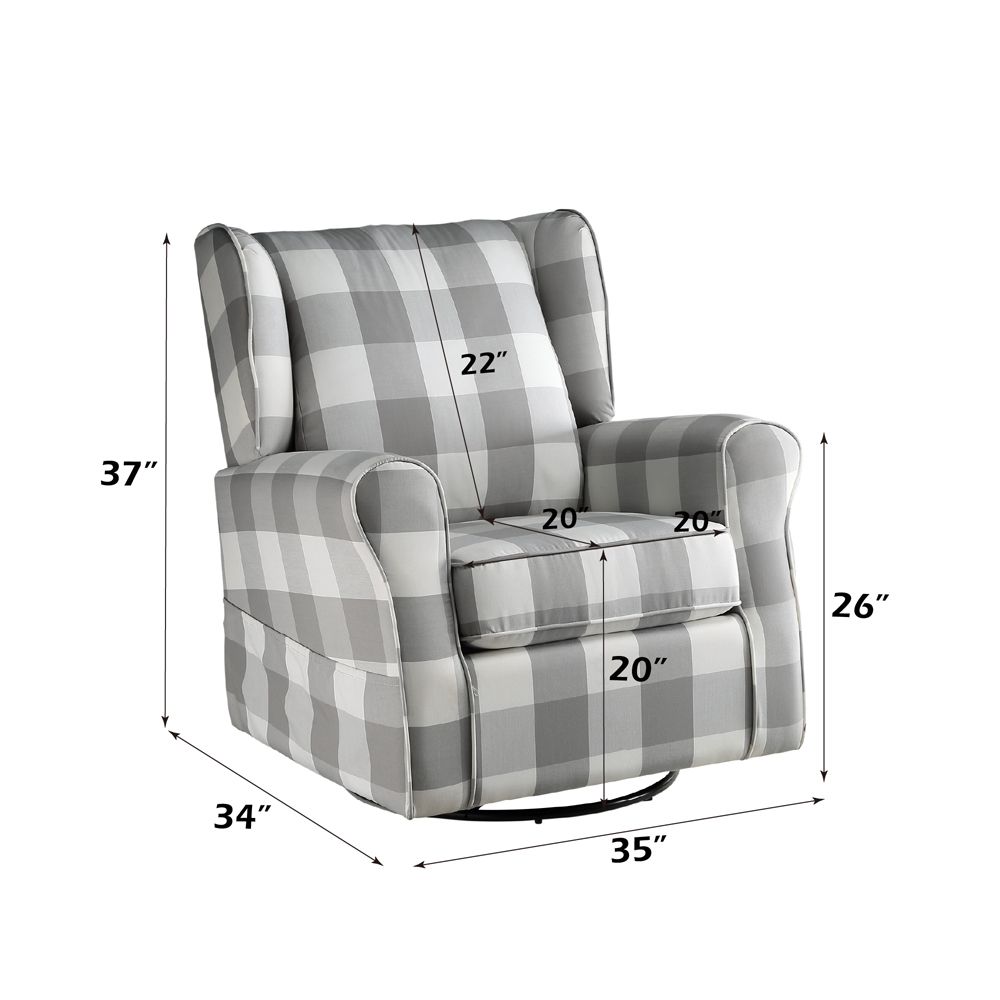 Patli Swivel Chair with Glider