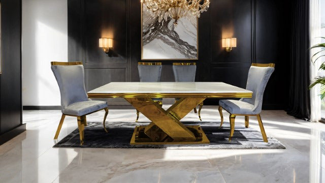 Basilicata Gold Chair, Gray - view 2