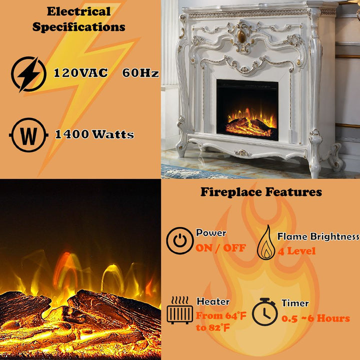 Picardy Fireplace – features callout