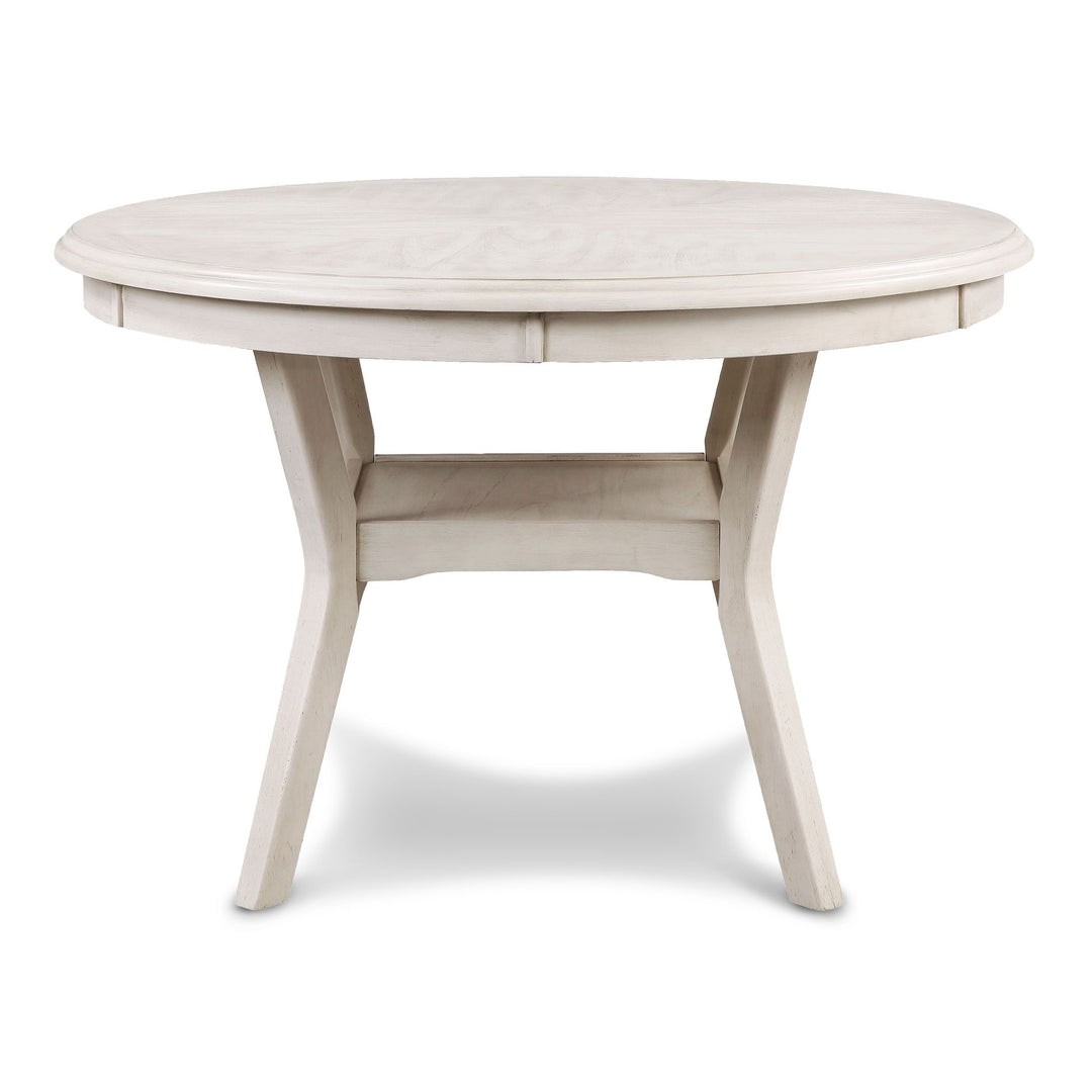 Amy 5 Pc 47" Round Dining Set- Bisque