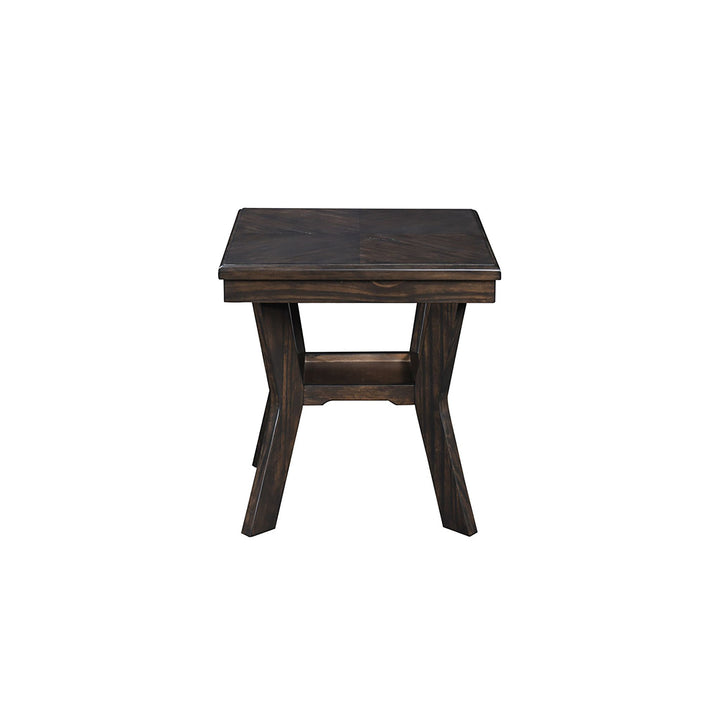 Gia 3 Piece Occasional Set- 1 Coffee &amp; 2 End Tables-Brown