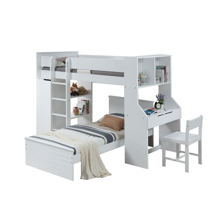 Ragna Twin Loft Bed W/Desk &amp; Wardrobe – view 4