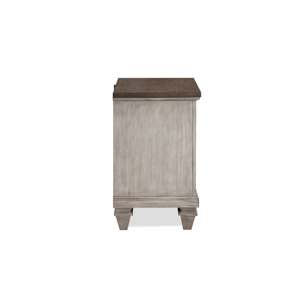 Mariana Nightstand W/usb-Vintage Creme