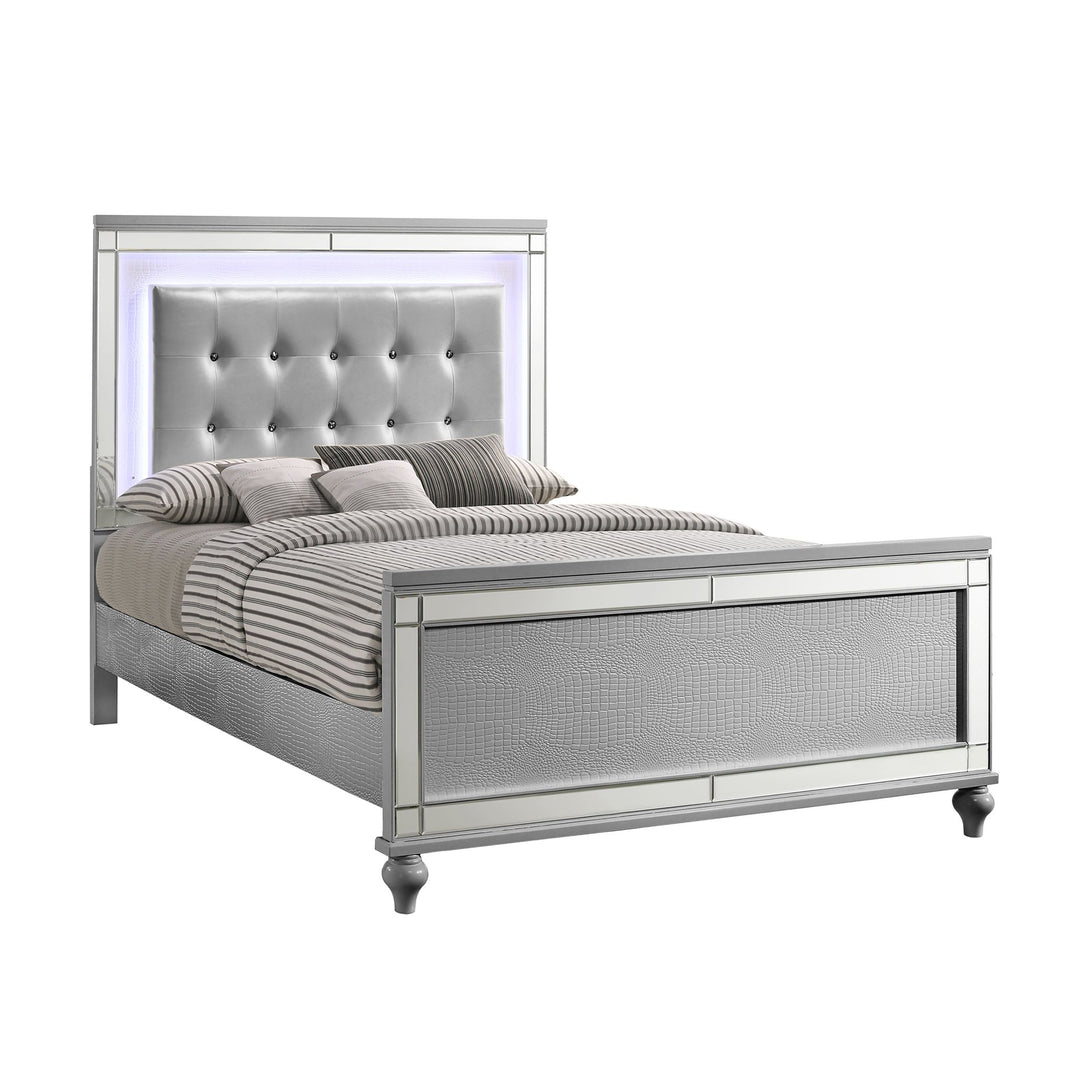 Valentino 5/0 Q Footboard & Slats-Silver