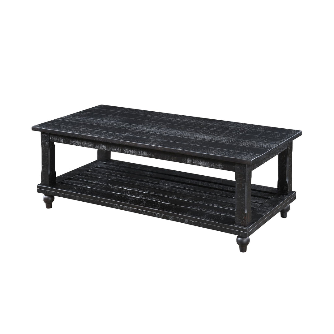 Cade 3 Piece Occasional Set- 1 Coffee & 2 End Tables - Black