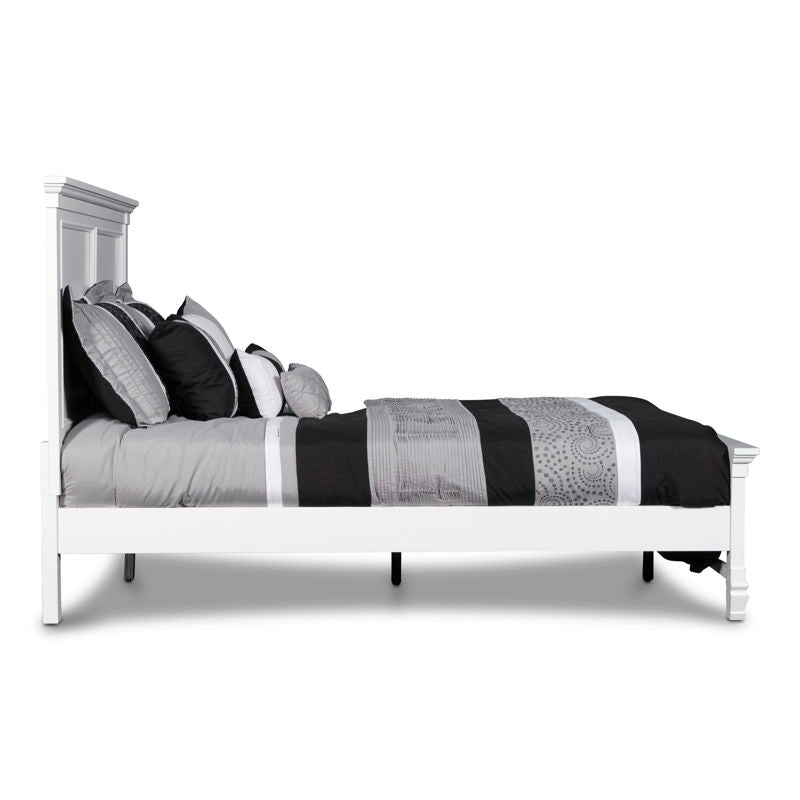 Tamarack White Twin Panel Bed