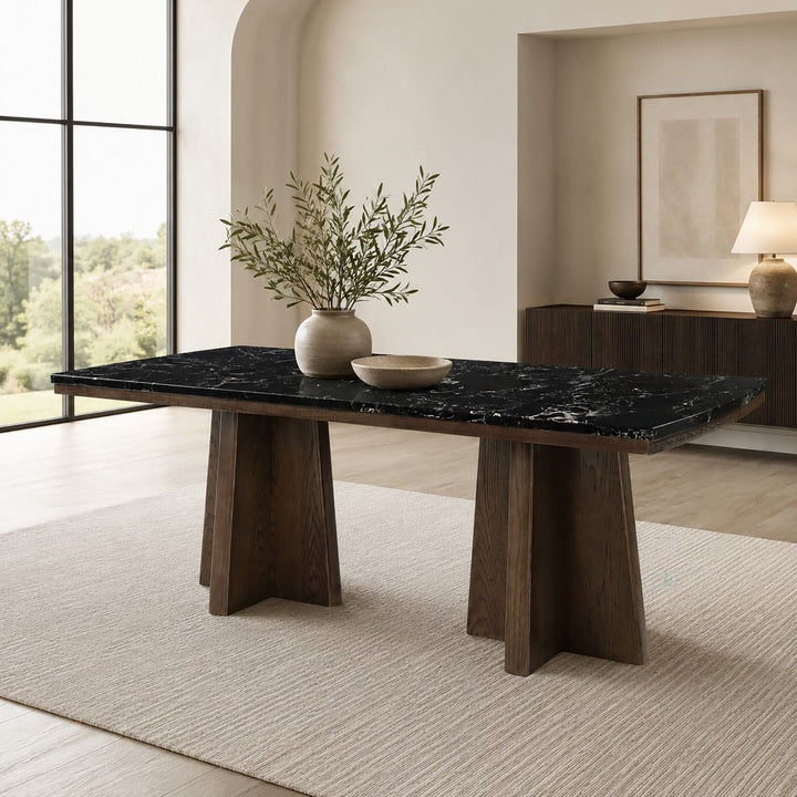 Estella Dining Table w/Marble Top