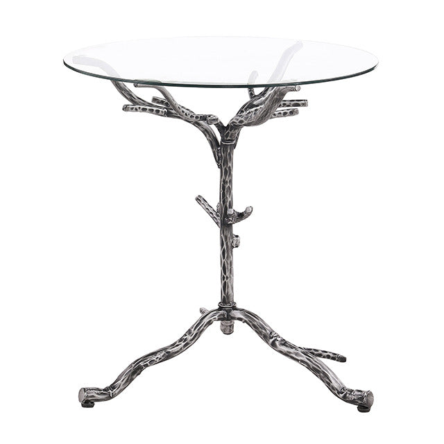 Sarna Side Table, Gunmetal