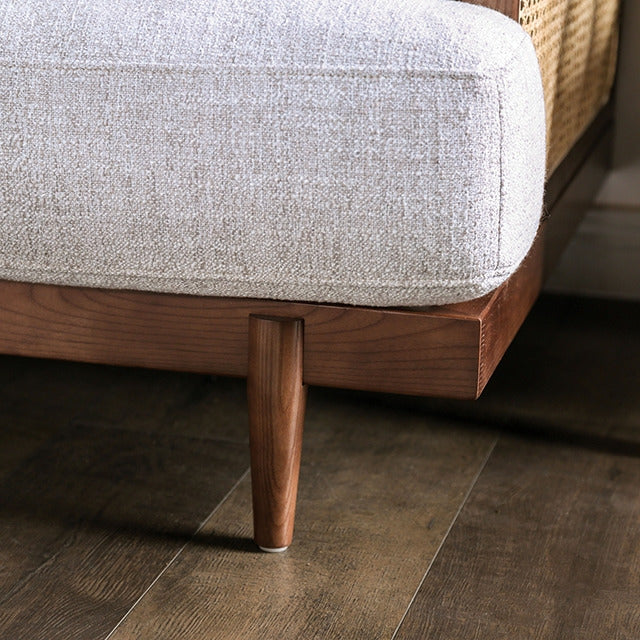 Alesund Sofa, Walnut/Beige - view 3
