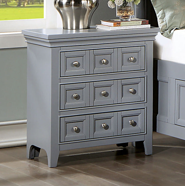 Castlile Night Stand, Gray