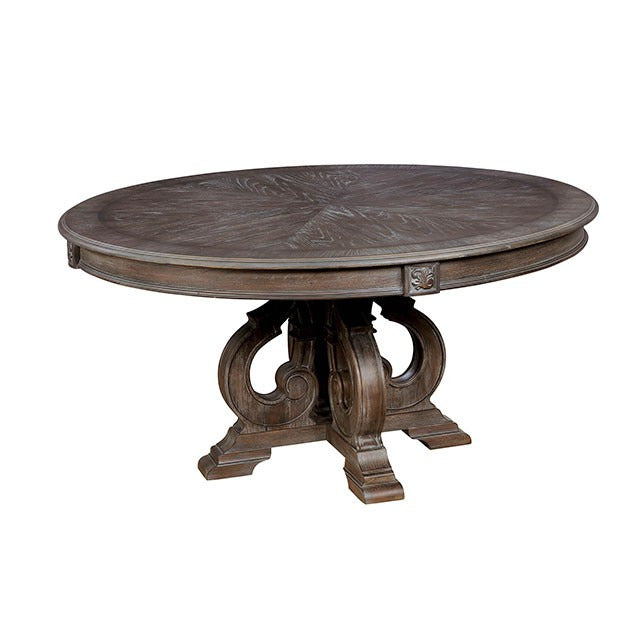 Arcadia 7 Pc Dining Table Set, Rustic Natural Tone/Ivory - view 4