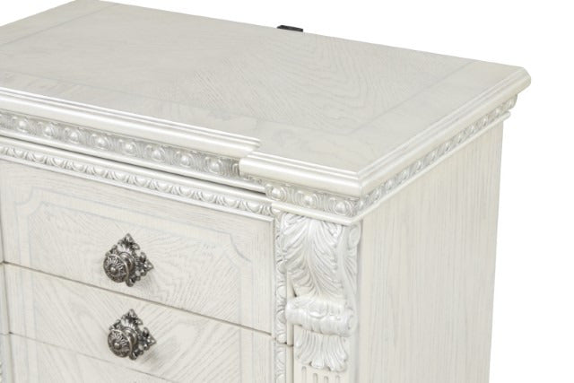 Promenade Nightstand, Wire-Brushed White - view 5