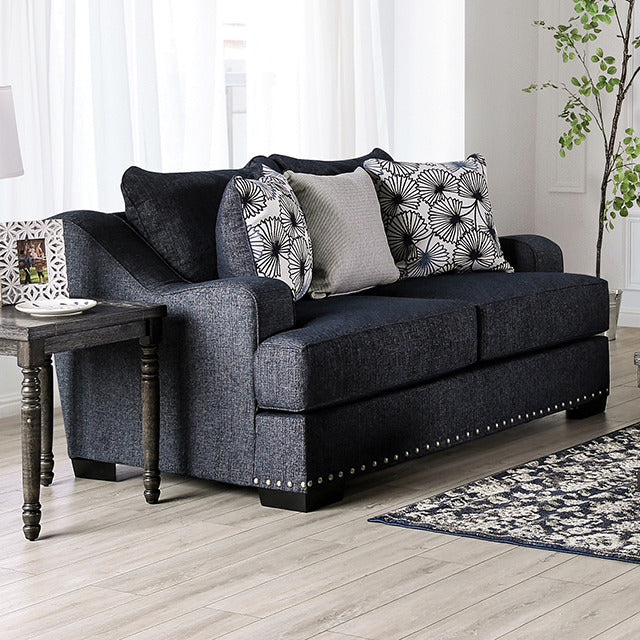 Sonora Loveseat, Dark Navy