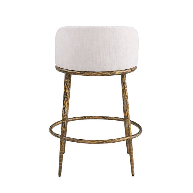 Rilva Counter Ht. Stool, Matte Gold - view 2