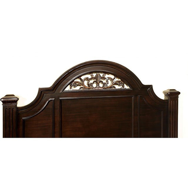 Syracuse 5 Pc Queen Bedroom Set, Dark Walnut - view 3