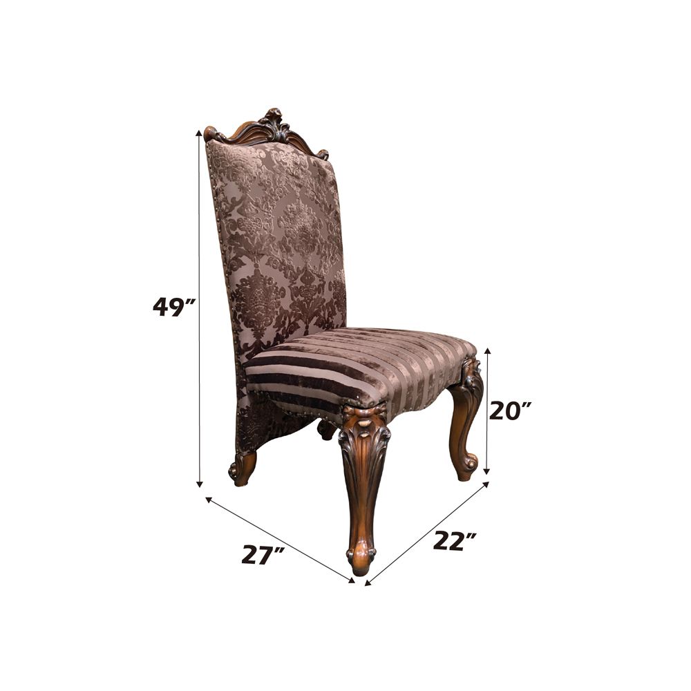 Versailles Side Chair (Set-2) – dimensions diagram