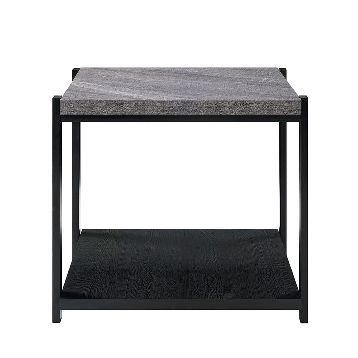 Linea  3 Pc Occasional Set- 1 Coffee &amp; 2 End Tables-Dk Gray F