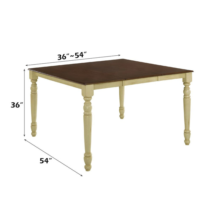 Dylan Counter Height Table – dimensions diagram
