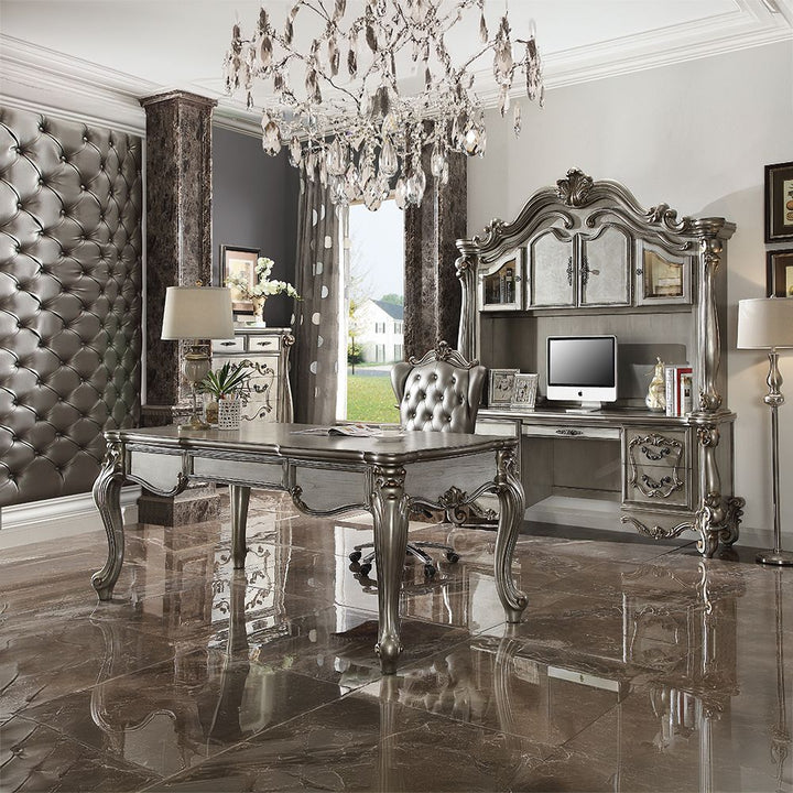 Versailles Executive Computer Desk W/Hutch – view 3