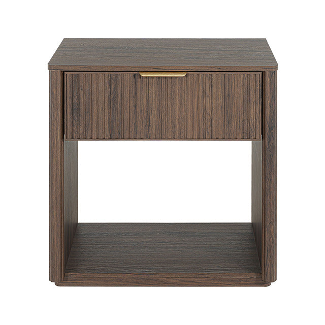 Gants Nightstand W/ Open Shelf, Walnut - view 2