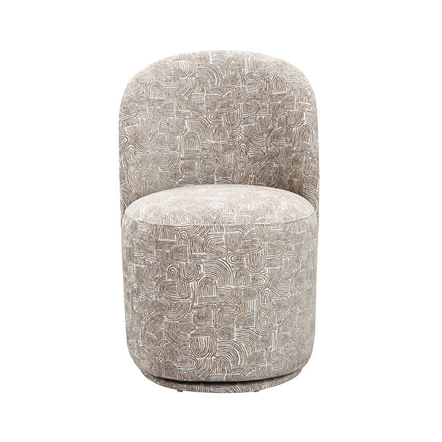 Vara Dining Swivel Chair, Oatmeal Beige - view 4