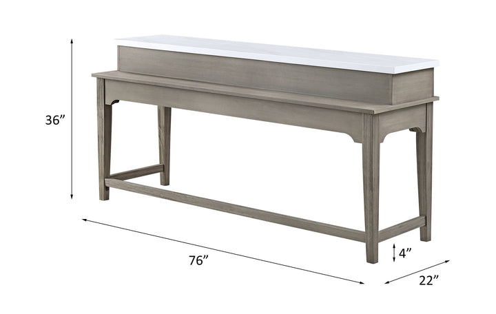 Wandella 4PC Pack Counter Height Table Set W/USB – line drawing