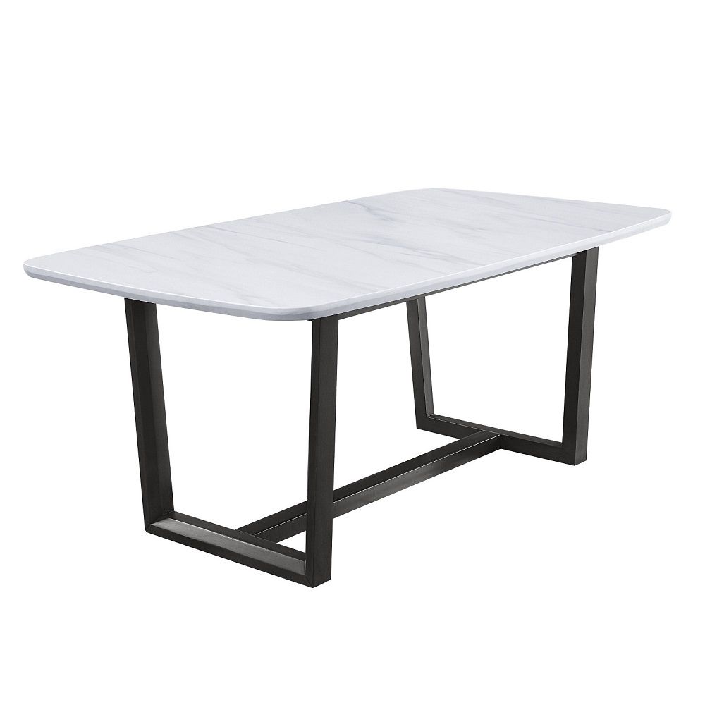 Madan Dining Table W/Marble Top – view 2
