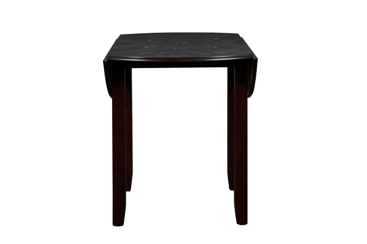 Gia 3 Pc 42" Drop Leaf Dining Table &amp; 2 Chairs-Ebony