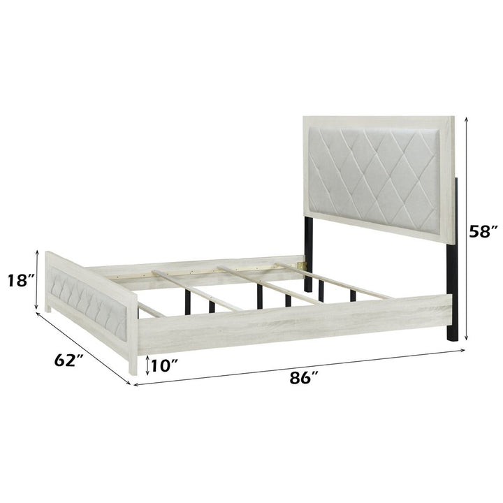 Jehoram Queen Bed – dimensions diagram