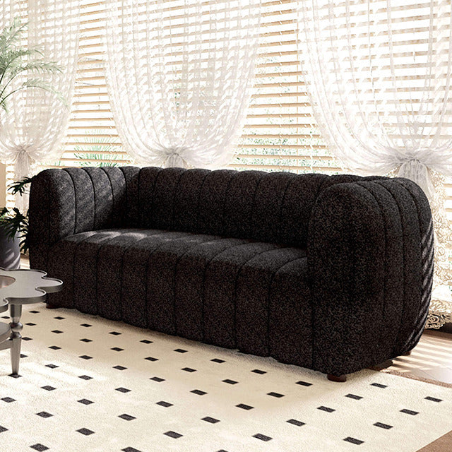 Aversa Loveseat, Black