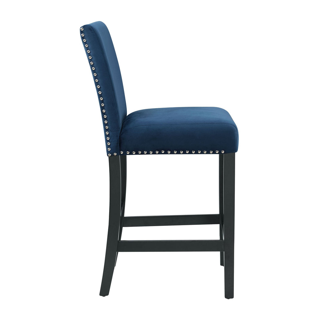 Celeste Counter Height Chair-Blue  (2 Per Carton)