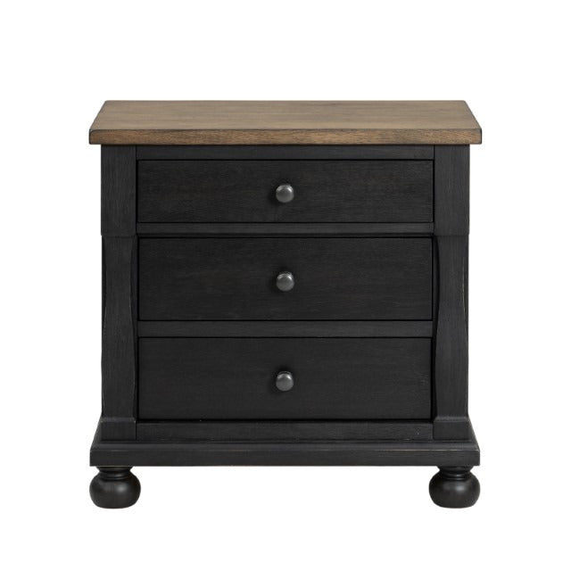 Neue Mills 3-Drawer Nightstand - view 2
