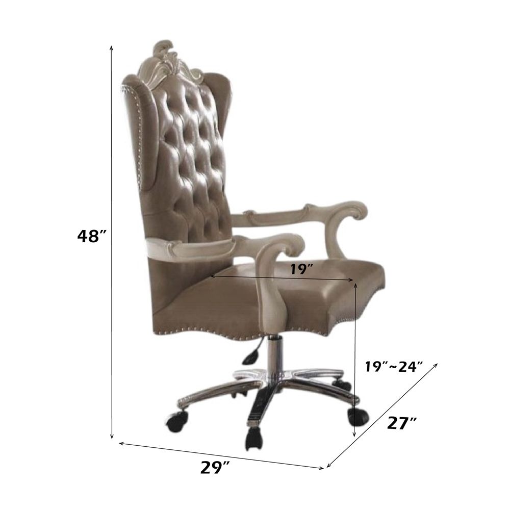 Versailles Executive Office Chair – dimensions diagram