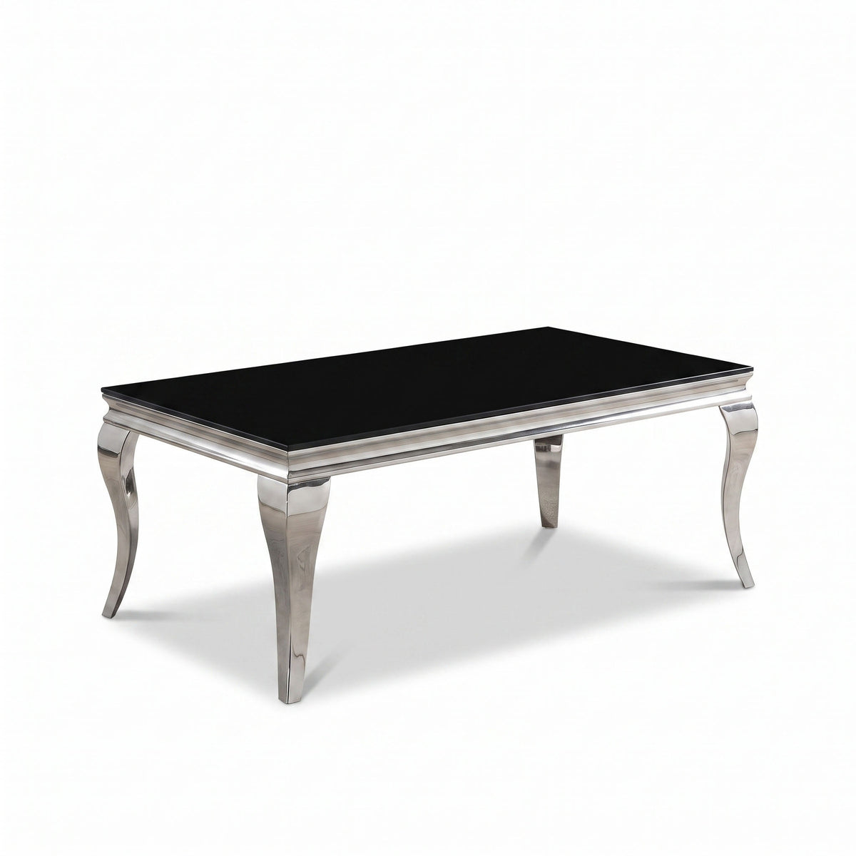 Wetzikon Coffee Table, Silver/Black