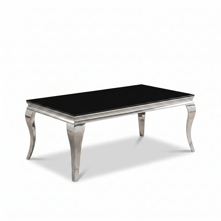 Wetzikon Coffee Table, Silver/Black