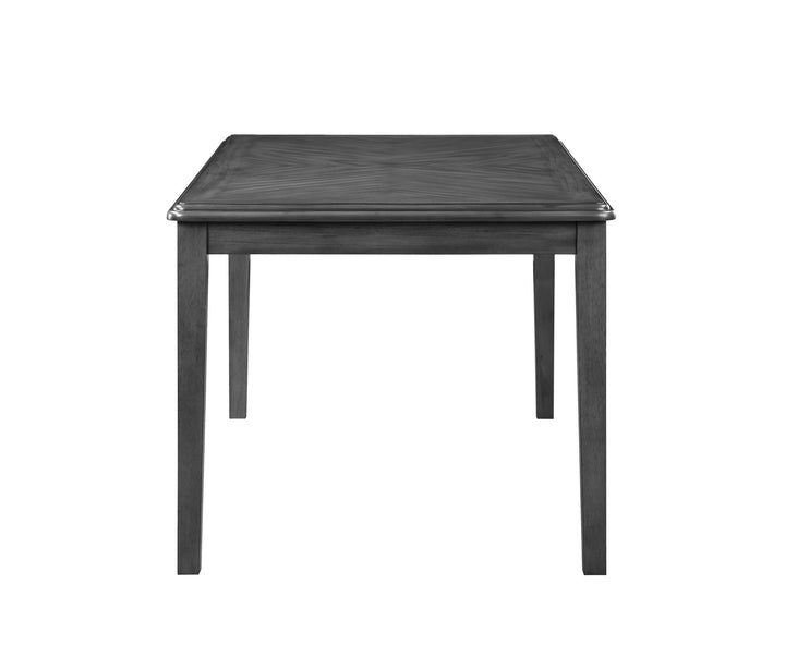 Gia 5 Pc 60" Dining Table &amp; 4 Chairs-Gray