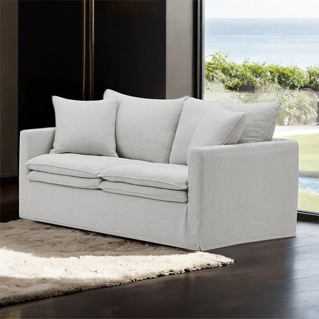 Crayford Loveseat, Light Gray - view 3
