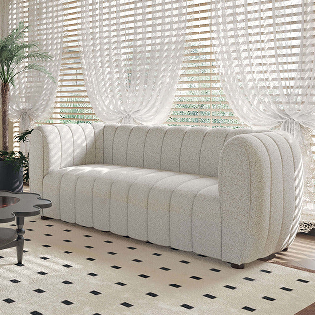 Aversa Loveseat, Off-White