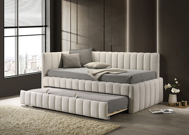Nardi Twin Daybed W/ Trundle & Mattress, White - view 4