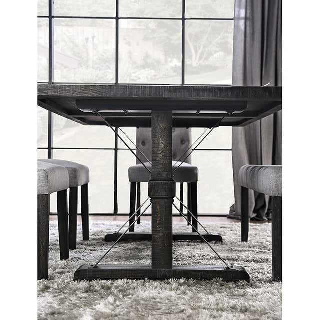 Alfred 7 Pc Dining Table Set, Antique Black - view 5