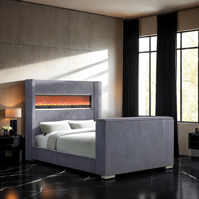 Sumter Bed, Gray - view 2